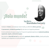 Personal portfolio. Un progetto di Web development di Marta Rey - 04.01.2021