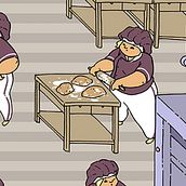 Obrador de pan . Ilustrasi tradisional proyek oleh Ángela Curro - 01.04.2021