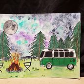 My project in Modern Watercolor Techniques course. Traditional illustration, and Watercolor Painting project by sarah_munro6 - 10.05.2020