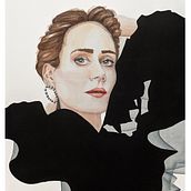 Watercolor + Tempera. Portrait Drawing, and Watercolor Painting project by mimi.edwards.11 - 01.06.2021