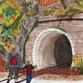 Memories / Lillafured, 2020. Un proyecto de Pintura a la acuarela de Bolla Eszter - 06.01.2021