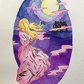 My project in Watercolor Techniques for Dreamlike Illustrations course. Traditional illustration project by peachykeen111 - 01.06.2021