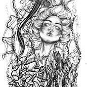 My project in Digital Design and Illustration of Tattoos with Procreate course. Traditional illustration project by Ariene Santos - 01.06.2021