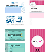 Business Card Design. Un proyecto de Br, ing e Identidad, Diseño digital y Diseño gráfico de Sarah Lee - 06.01.2021