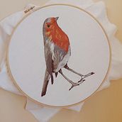 Meu projeto do curso: Pintar com linha: técnicas de ilustração têxtil. Arts, Crafts, Embroider, Traditional illustration, Naturalistic Illustration, and Fiber Arts project by Luísa Rocha - 01.06.2021