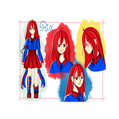 Mi Proyecto del curso: Creación de personajes manga. Un proyecto de Ilustración tradicional de violetahuatuco - 07.01.2021