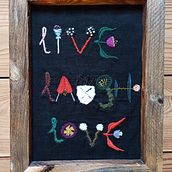 My project in Introduction to Raised Embroidery course. Embroider project by Magda Ptak - 03.22.2021