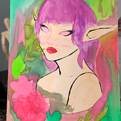 primeiras pinturas em aquarela . % Letícia Dias tarafından hazırlanan Tablo, Sulubo, Ve a Resim projesi - 01.07.2021