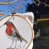 Mi Proyecto del curso: Pintar con hilo: técnicas de ilustración textil. Embroider project by Cristina Rodriguez - 01.07.2021