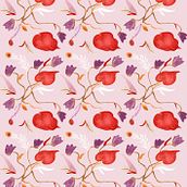 My project in Creating Patterns Using Watercolor course. Un proyecto de Pattern Design y Pintura a la acuarela de agata_da - 08.01.2021