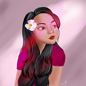 My project in Digital Fantasy Portraits with Photoshop course (Celia). Un proyecto de Dibujo digital, Ilustración digital y Pintura digital de Celia Liang - 08.01.2021