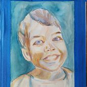  Artistic Portrait with Watercolor course. Watercolor Painting project by tadesmehret - 11.06.2021