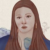 Mi Proyecto del curso: Retrato ilustrado con Procreate. Digital Illustration project by Aina - 01.08.2021