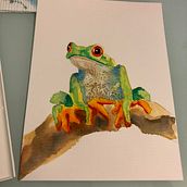 Peter's Favorite Animal. Watercolor Painting project by Julia Agresta - 12.06.2020