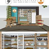 TIENDA "MUJERES DE TIERRA" / EL POCHOTE. Interior Architecture, and Retail Design project by Jaidy González E - 01.09.2021