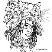 Mi Proyecto del curso: Diseño e ilustración digital de tatuajes con Procreate. Tattoo Design project by Sílvia Mendoza - 01.08.2021