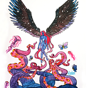Técnicas de acuarela para ilustraciones de ensueño. Watercolor Painting project by giryceci - 01.09.2021