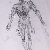 Mi Proyecto del curso: Ilustración para cómics: anatomía de un superhéroe. Animação 3D, e Desenho anatômico projeto de luisestg2010 - 09.01.2021
