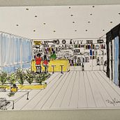 Mi Proyecto del curso: Introducción al dibujo arquitectónico a mano alzada. Architecture project by David Uniman - 01.10.2021
