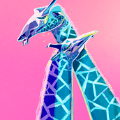 First time I draw a giraffe ... and they are from Mars.   Cheers!   Andre Passos inst: @andre.passos andrepassos.art. Un proyecto de Concept Art, Diseño, Ilustración digital, Ilustración editorial y Publicidad de andrepassos - 10.01.2021