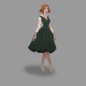 Fanart Gambito de Dama estilo Cartoon. Concept Art, Digital Drawing, Traditional illustration, and Digital Illustration project by Tess Scarlet - 11.14.2020