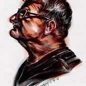 My project in Artistic Portrait with Watercolors course. Portrait Drawing, Fine Arts, Painting, and Watercolor Painting project by Timothy Wong - 01.06.2021
