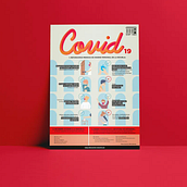 Diseño de infografía para hacer frente a la COVID-19 en la EOIP . Poster Design, Information Design & Infographics project by Leire San Martín - 01.10.2021