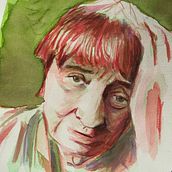 Mi Proyecto del curso: Retrato artístico en acuarela. Projekt z dziedziny  Sztuki piękne i Malowanie akwarelą użytkownika arturosan74 - 04.02.2021