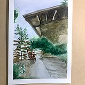 Mi Proyecto del curso: Representación arquitectónica en acuarela. Watercolor Painting project by slippig - 01.11.2021