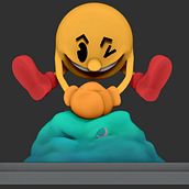 Pacman Fan Art. Un progetto di 3D di Edgardo Navarrete - 11.10.2020