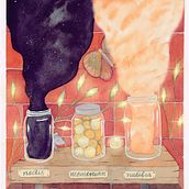 Mi Proyecto del curso: Técnicas de acuarela para ilustraciones de ensueño Ein Projekt aus dem Bereich Traditionelle Illustration und Aquarellmalerei von Natalia Jonard - 11.01.2021