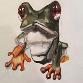 Rana. Un proyecto de Dibujo y Dibujo artístico de María Inés Mendoza - 11.01.2021