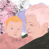 Mi Proyecto del curso: Retrato ilustrado con Procreate. Portrait Drawing project by Maitane Bl Gb - 01.11.2021