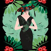 Mi Proyecto del curso: Ilustración flat con Photoshop. Traditional illustration project by valolivia - 01.11.2021