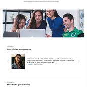 Careers Page Design. UX / UI, Br, ing, Identit, T, pograph, and Web Design project by Veeresh Sarangmath - 01.12.2021