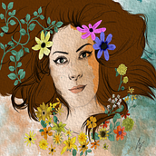 My daughter, my Muse. Digital Illustration project by Vera Silva - 01.11.2021