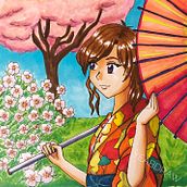 Mi Proyecto del curso: Coloreado con marcadores para dibujo manga Ein Projekt aus dem Bereich Manga von Andrea Beleño - 12.01.2021
