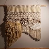 My project in Introduction to Macramé: Creation of a Decorative Tapestry course. Macramé project by Anna - 01.12.2021