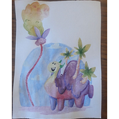 Mi Proyecto del curso: Técnicas de ilustración con acuarela y gouache. Artistic Drawing project by Aisha Pérez - 01.12.2021