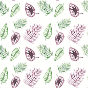 My project in Botanical Watercolor for Patterns course. Botanical Illustration, Pattern Design, and Watercolor Painting project by Laura Pronestì - 01.12.2021