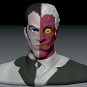 Mi Proyecto del curso: Modelado de personajes en 3D - Doble Cara. 3D Animation, and 3D Modeling project by Sebastian Niño - 01.12.2021
