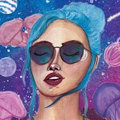 Mi Proyecto del curso: Retrato ilustrado en acuarela. Un proyecto de Dibujo, Ilustración tradicional y Pintura a la acuarela de samantha marilu romero pacheco - 12.01.2021