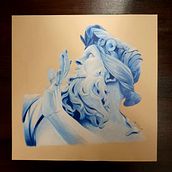 Bernini's Fontana dei quattro fiumi - coulour pencil drawings. Un projet de Dessin de Erik - 27.12.2020