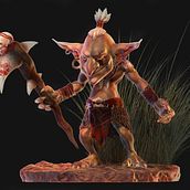 Proyecto final del curso "Introducción a Zbrush" . 3D, 3D Character Design, and 3D Modeling project by Adriana Zuccarini - 01.13.2021