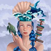 Mi Proyecto del curso: Retratos digitales de fantasía con Photoshop. Een project van Traditionele illustratie y Digitale illustratie van septiembre - 13.01.2021