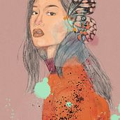 Mi Proyecto del curso: Retrato ilustrado con Procreate , NATALIA GIRALDO GARCIA . Fine Arts project by Natalia Giraldo - 01.14.2021