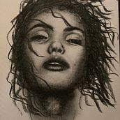 My project in Artistic Charcoal Portraiture: Creating Atmosphere course. Portrait Drawing project by John Stockwell - 01.14.2021