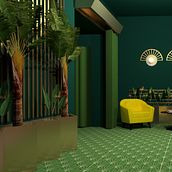 Interior de tienda.  . Arsitektur Interior, desain 3D, Dan Desain Interior proyek oleh Daniel Asín - 01.14.2021