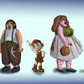 Mi primer lineup!. Animation, Sketching, Concept Art, Character Design, and Digital Illustration project by Lucía C.A - 01.14.2021