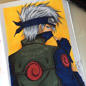 Meu projeto do curso: Técnicas para colorir desenho mangá com marcadores. Drawing project by Raquel Esagui - 01.14.2021
